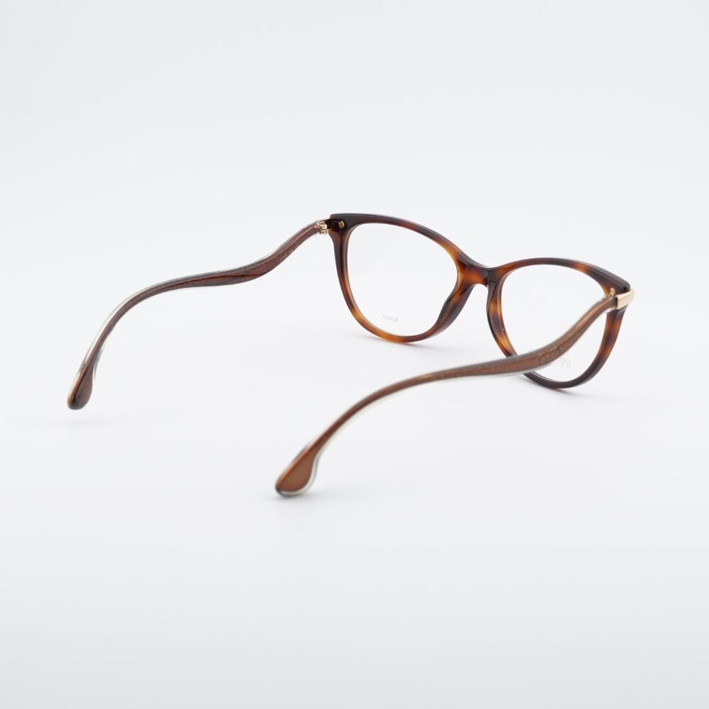 Jimmy Choo JC258 0086 00 Eyeglasses Havana/Gold 54mm Cat Eye Frame - Picture 6 of 11